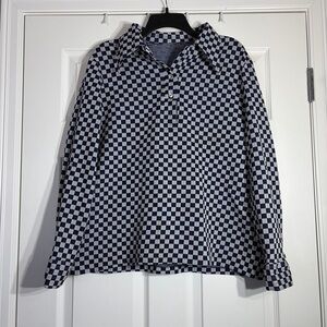 Vintage 60s Checkered Blouse